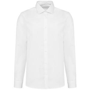 Kariban Premium PK504 - Men's long-sleeved poplin shirt White