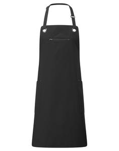 Premier PR121 - “Barley” eco-friendly contrasting apron Black / Charcoal