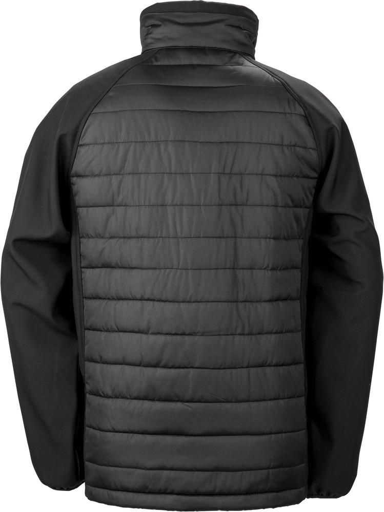 Result R237X - BLACK COMPASS PADDED SOFT SHELL JACKET
