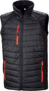 Result R238X - BLACK COMPASS PADDED SOFT SHELL GILET