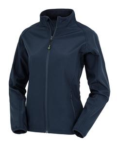 Result R901F - Ladies' recycled softshell jacket Navy