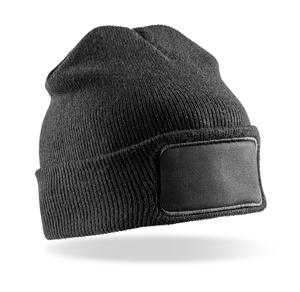 Result RC034X - THINSULATE™ double knit printable beanie Black