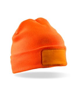 Result RC034X - THINSULATE™ double knit printable beanie Orange