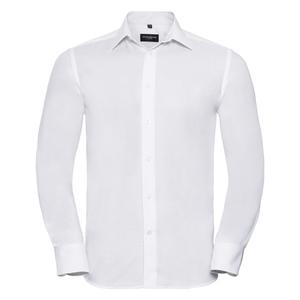 Russell RU922M - MEN’S LONG SLEEVE TAILORED OXFORD SHIRT White