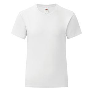 Fruit of the Loom SC61025 - Girls’ 150 T iconic t-shirt White