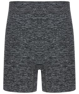 Tombo TL309 - Kids’ seamless printed shorts Dark Grey Marl