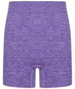 Tombo TL309 - Kids’ seamless printed shorts Purple Marl