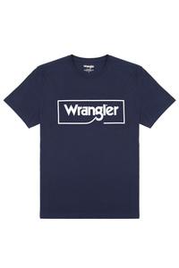 WRANGLER W7H - Logo t-shirt Navy