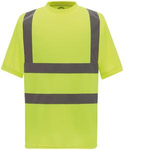 Yoko YHVJ410 - T-shirt manches courtes haute visibilité Hi Vis Yellow