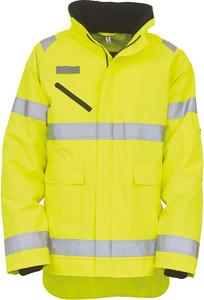 Yoko YHVP309 - Hi-Vis Fontaine Storm jacket Hi Vis Yellow