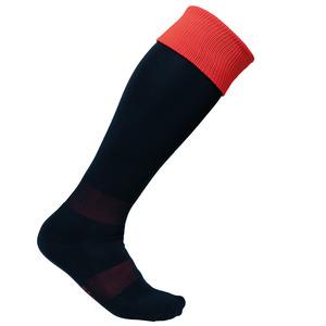 PROACT PA0300 - Chaussettes de sport bicolores unisexe Black / Sporty Red