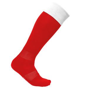 PROACT PA0300 - Chaussettes de sport bicolores unisexe Sporty Red / White