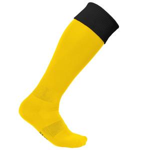 PROACT PA0300 - Chaussettes de sport bicolores unisexe Sporty Yellow / Black