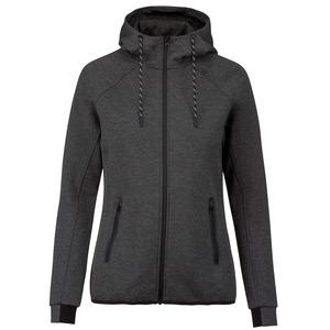 PROACT PA359 - Ladies’ hooded sweatshirt Deep Grey Heather