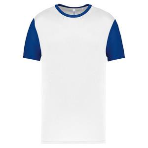 PROACT PA4024 - Children's Bicolour short-sleeved t-shirt White / Dark Royal Blue