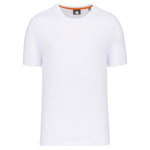 WK. Designed To Work WK302 - Umweltfreundliches Herren-T-Shirt mit Rundhalsausschnitt Weiß