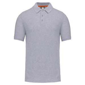 WK. Designed To Work WK207 - Umweltfreundliches Herren-Polohemd Oxford Grey