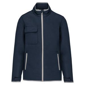 WK. Designed To Work WK605 - 4-layer thermal jacket Navy