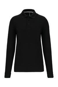 WK. Designed To Work WK276 - Polo manches longues homme Black