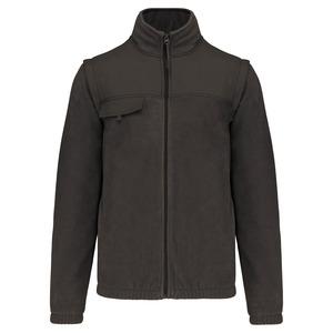 WK. Designed To Work WK9105 - Fleece jacket with removable sleeves Dark Grey
