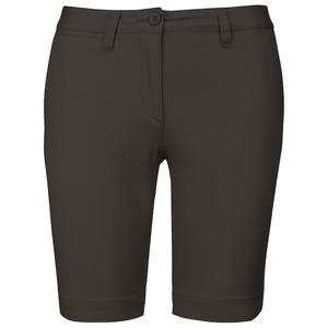 Kariban K751 - Ladies’ chino Bermuda shorts Dark Grey