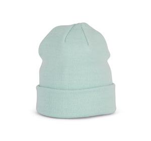 K-up KP031 - KNITTED TURNUP BEANIE Ice Mint