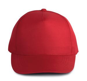 K-up KP157 - Polyester cap - 5 panels Red