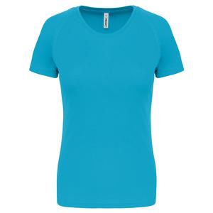 Proact PA439 - Damen Basic Sport Funktionsshirt Kurzarm Light Turquoise