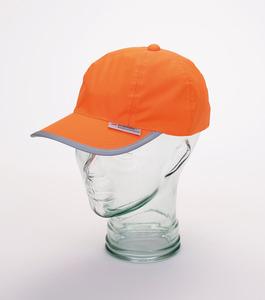 Yoko YC6713 - Baseball Cap With Reflective Hem Orange