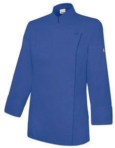 Velilla 405203TC - WOMEN'S LS CHEF JACKET Ultramarine Blue
