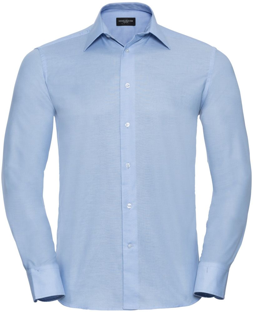Russell Collection R922M - Oxford Tailored Easy Care Long Sleeve Shirt Mens