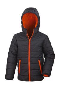 Result Core R233J/Y - Junior/Youth Soft Padded Jacket Black/Orange
