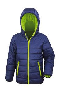 Result Core R233J/Y - Junior/Youth Soft Padded Jacket Navy/Lime