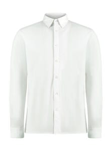 Kustom Kit KK143 - Tailored Fit Superwash® 60º Pique Shirt Weiß