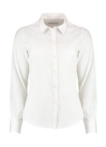 Kustom Kit KK242 - Women's Tailored Fit Poplin Shirt White