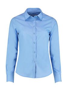 Kustom Kit KK242 - Women's Tailored Fit Poplin Shirt Light Blue