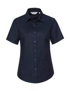 Russell Collection R-933F-0 - Damen Oxford Bluse Bright Navy