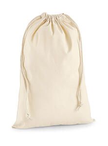 Westford Mill W216 - Premium Cotton Stuff Bag Natural
