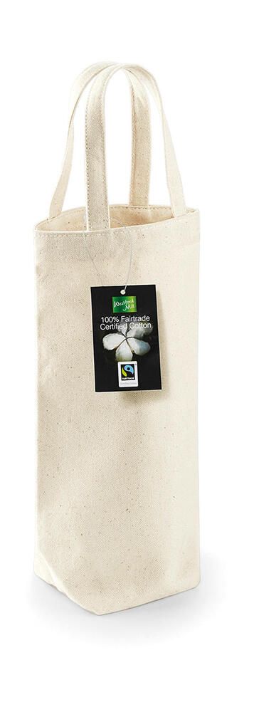 Westford Mill W620 - Fairtrade Cotton Bottle Bag
