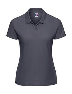 Russell R-539F-0 - Ladies` Polo Poly-Cotton Blend Convoy Grey
