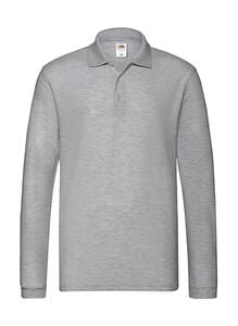 Fruit of the Loom 63-310-0 - Premium Long Sleeve Polo Athletic Heather