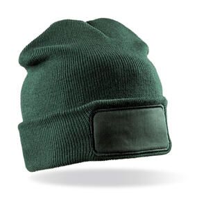 Result Winter Essentials RC027X - Double Knit Printers Beanie Bottle Green