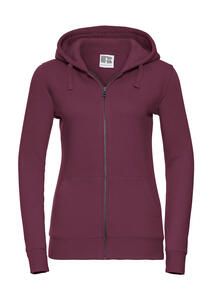 Russell Europe R-266F-0 - Ladies` Authentic Zipped Hood Burgundy