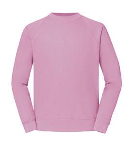 Fruit of the Loom 62-216-0 - Sweatshirt Raglan Light Pink