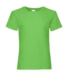 Fruit of the Loom 61-005-0 - Mädchen Valueweight T-Shirt Lime Green
