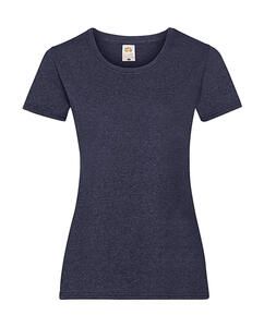 Fruit of the Loom 61-372-0 - Damen Valueweight T-Shirt Heather Navy