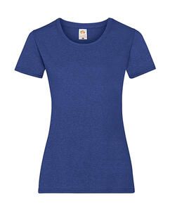 Fruit of the Loom 61-372-0 - Damen Valueweight T-Shirt Heather Royal