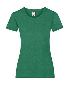 Fruit of the Loom 61-372-0 - Damen Valueweight T-Shirt Heather Green