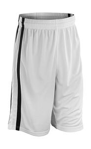 Result S279M - Basketball Men`s Quick Dry Shorts White/Black