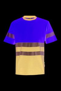 Velilla 305509 - RS SS TWO-TONE COTTON T-SHIRT